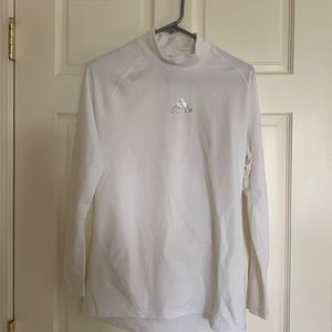 White adidas athletic shirt